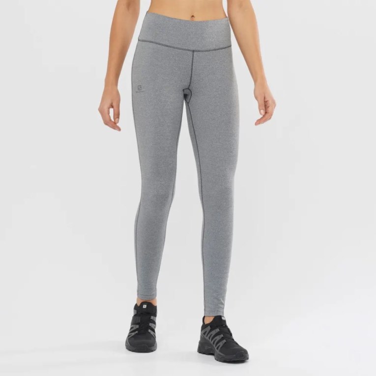 Calça Legging Salomon Essential Warm Feminino Cinzentas | PT M75143